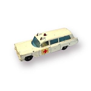 Vintage 1966 Matchbox S & S Cadillac Ambulance No. 54, All Original, By Lesney